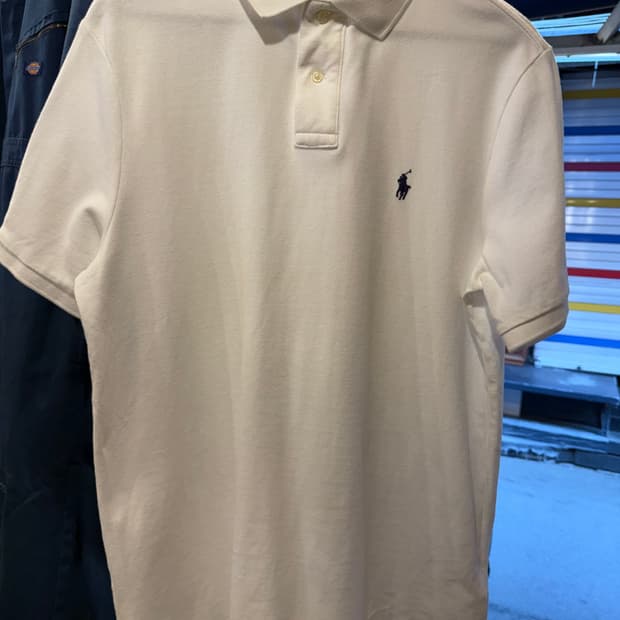 폴로 랄프로렌 네이비포니 화이트 pk 티셔츠