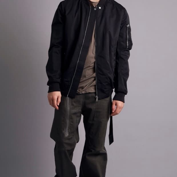 Rick Owens 클래식 플라이트 봄버자켓