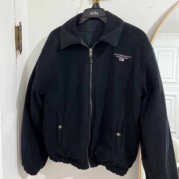 Yale 예일 리버시블 후리스 블루종 자켓(S/거의새상품)
