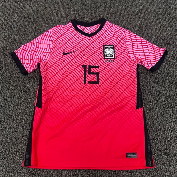 NIKE 나이키 20-22 국가대표 축구 유니폼 반팔 운동복 L