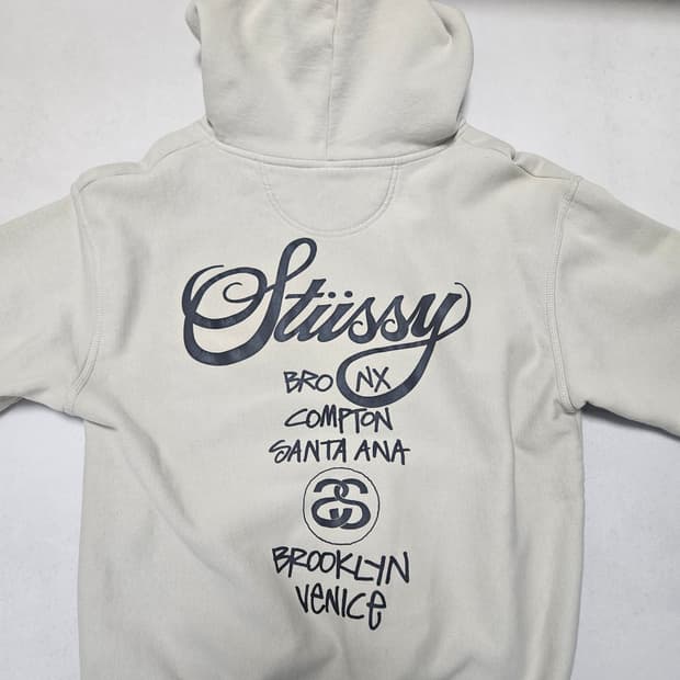 스투시 월드투어 후드티