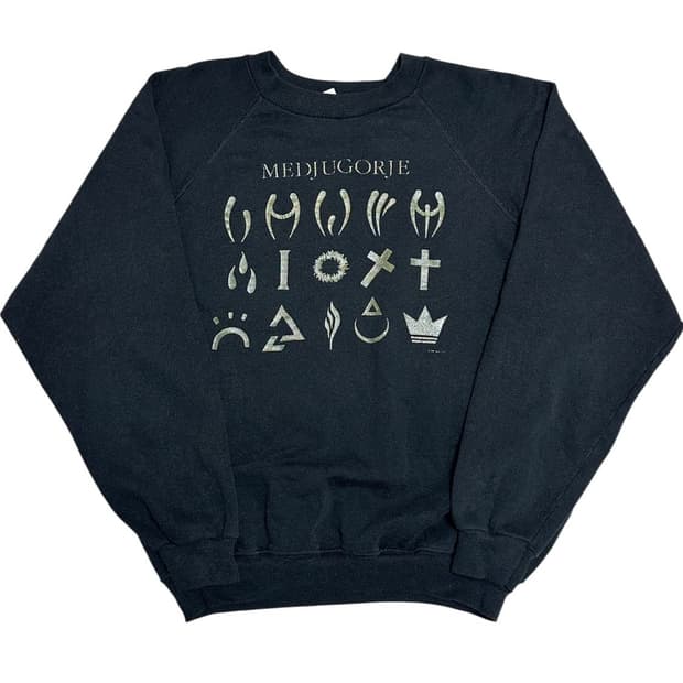 성모 마리아 메주고리예 헤인즈 스웻셔츠