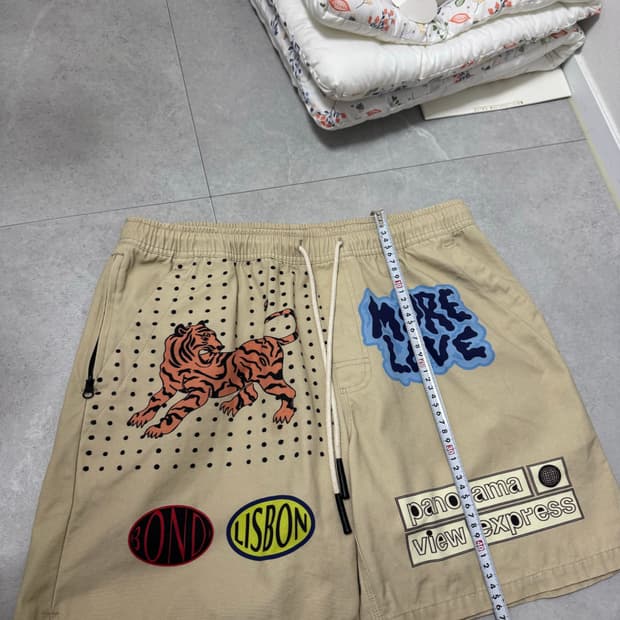 Oas 패치 타이거 러브 컨버스 숏츠 xl사이즈 드레익스 파타고니아배기스