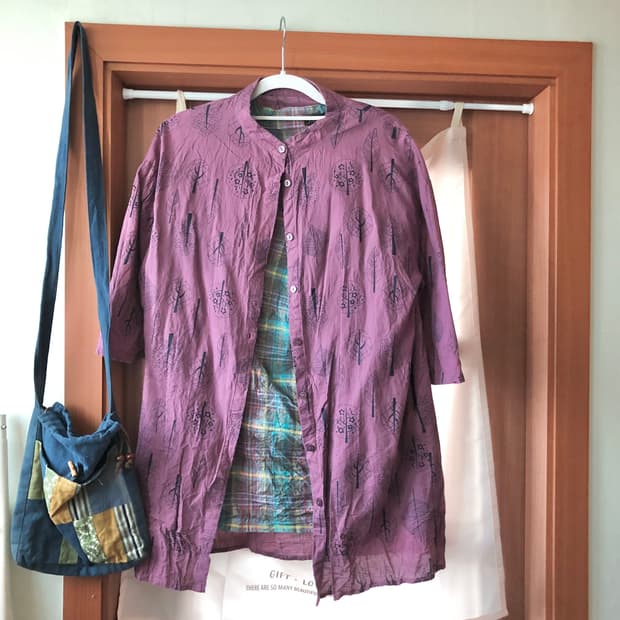 나무 블라우스 set 