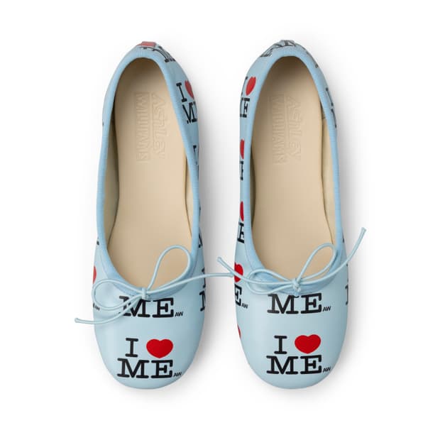 [240]애슐리 윌리엄스 25fw 아이 하트 미 플랫슈즈