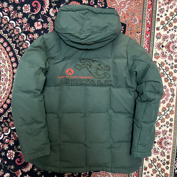 에어워크 아웃도어 후드 패딩 점퍼 M/95