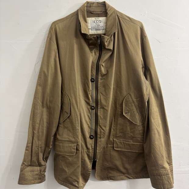 ikka beige detail jacket