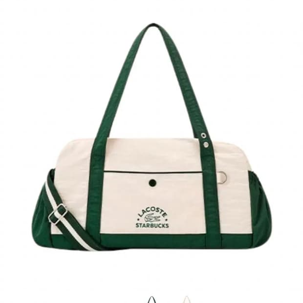 스타벅스 라코스테 가방