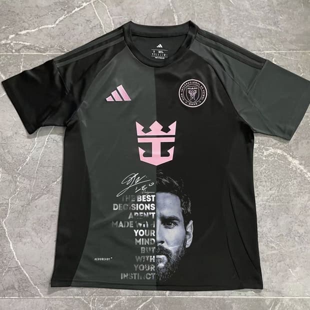 커스컴 메시 인터마이애미 MLS 축구유니품 블록코어