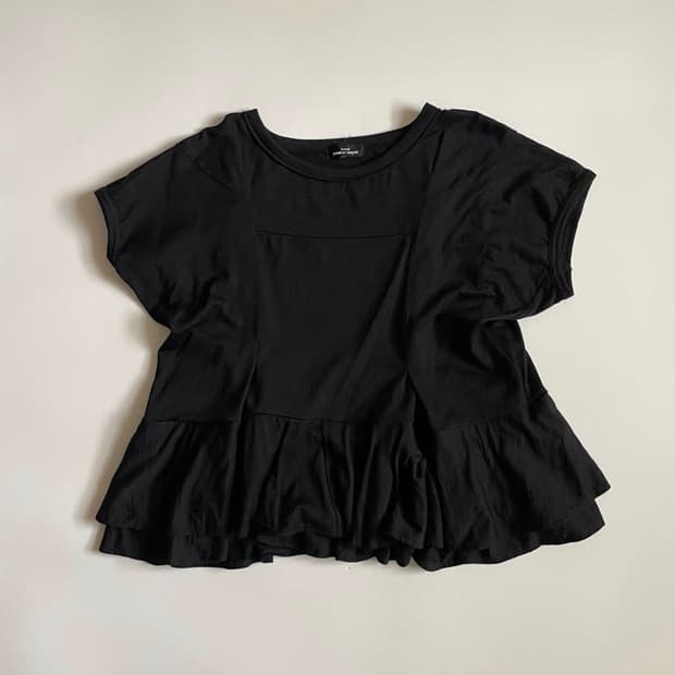 꼼데가르송 트리콧 반팔 티셔츠