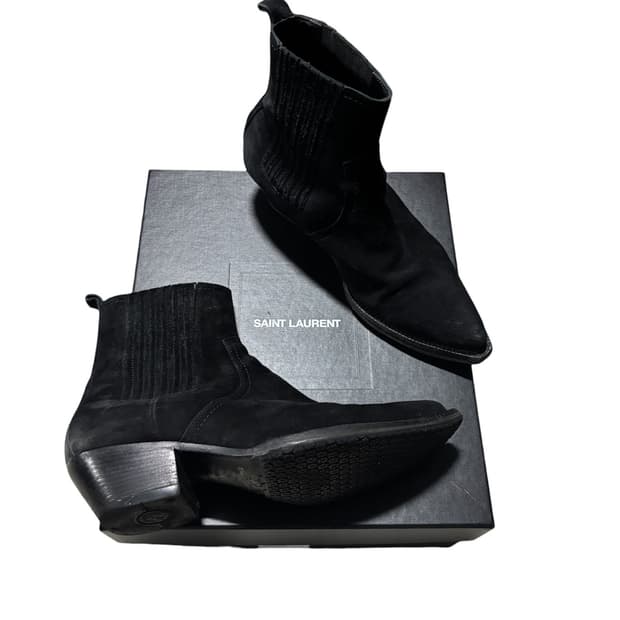 19FW SAINT LAURENT Lucas Chelsea Boots