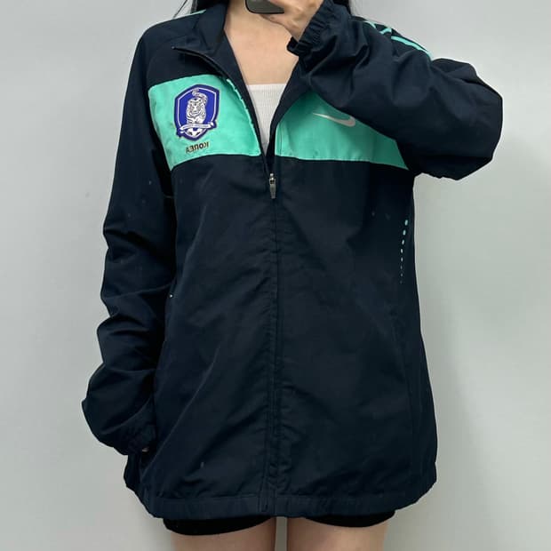 00s 나이키 국대 네이비 트랙 바람막이
