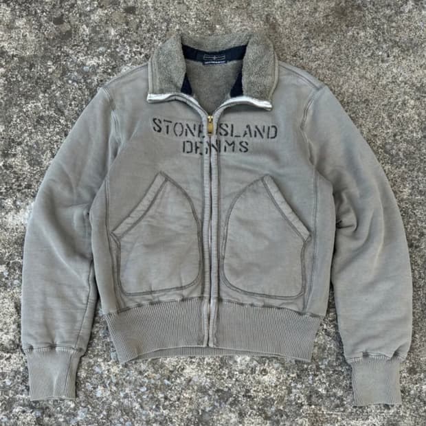 스톤아일랜드 퍼 자켓