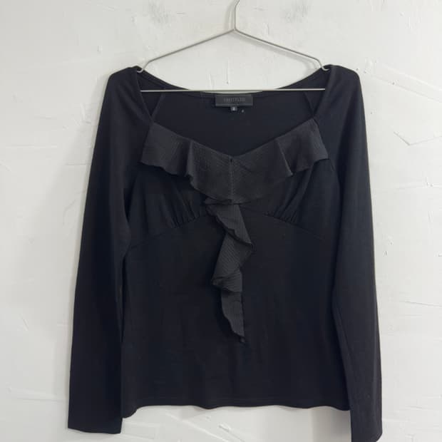 untitled frill detail longsleeve