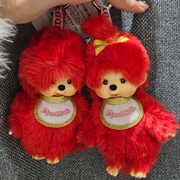 키디랜드 80주년 몬치치 키링 2종