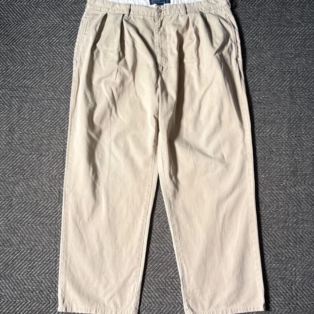 (38) 90s 폴로 랄프로렌 앤드류 더블 플리츠 치노 팬츠