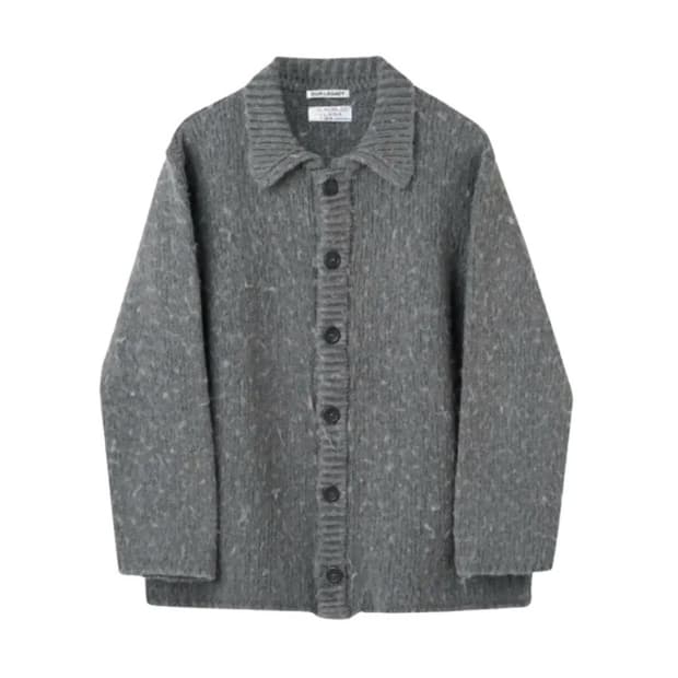 [50] 아워레가시 빅 가디건 펑키 아크릴 그레이