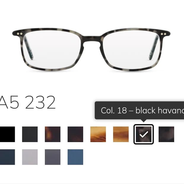 Lunor A5 Mod.232 col.18 르노 안경