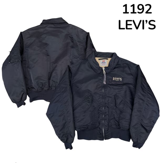 리바이스 USA 네이비 항공점퍼 XL