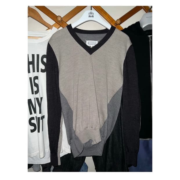 마르지엘라 컬러블록 니트 46