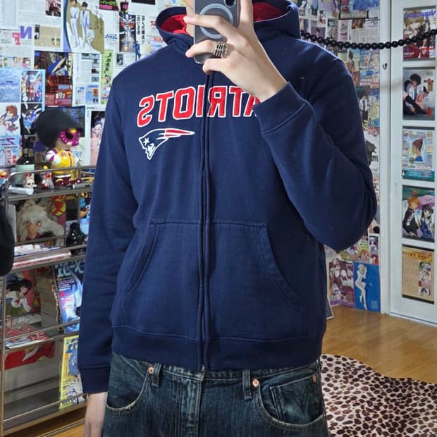 NFL 뉴잉글랜드 페트리어츠 후드 집업