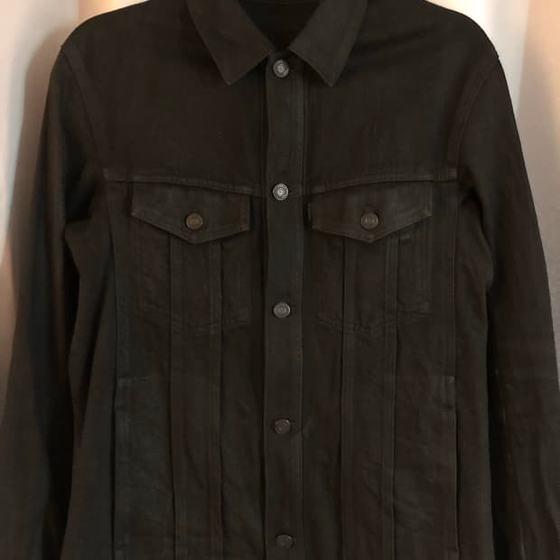 Lad musician wax jacket