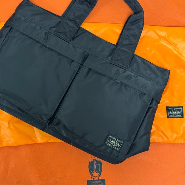 포터 탱커 뉴 토트백 블랙