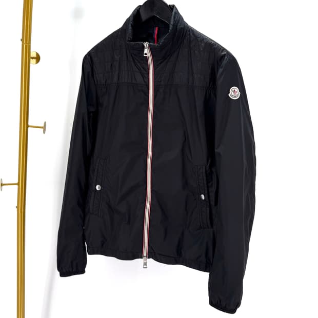 [4사이즈] 몽클레어 바람막이 집업 자켓 블랙
