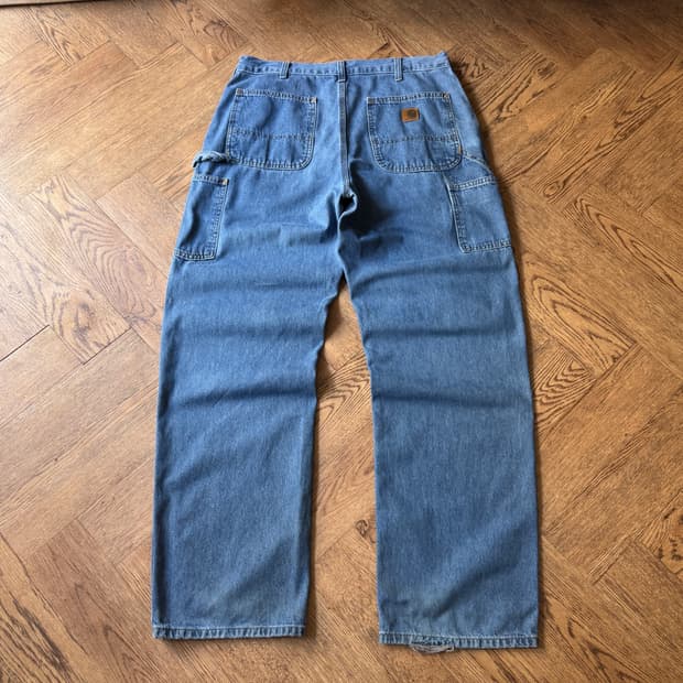 [34]칼하트 USA 싱글니 워크 데님 팬츠