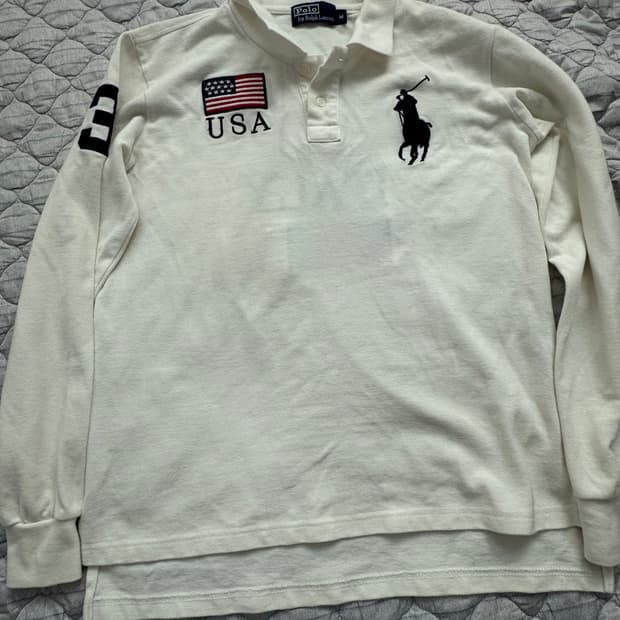 폴로 랄프로렌 usa 성조기 카라티
