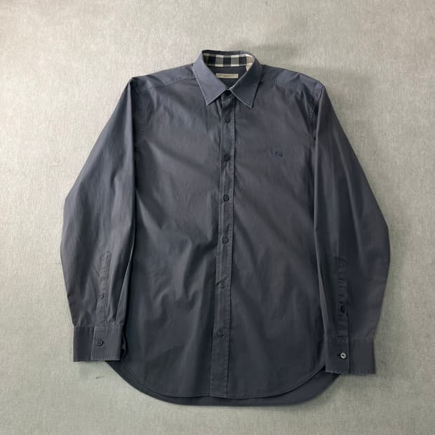 95 버버리 기마로고 코튼 셔츠