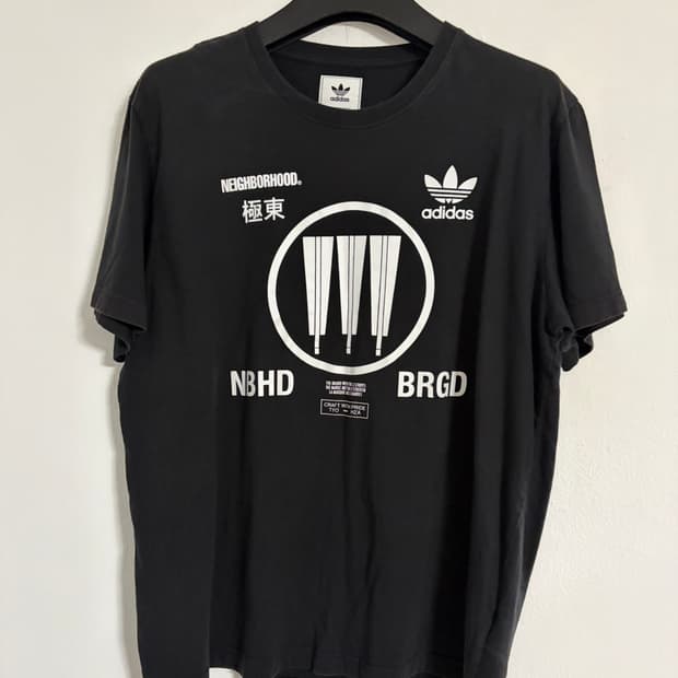 네이버후드 아디다스 콜라보 티셔츠 XL 
