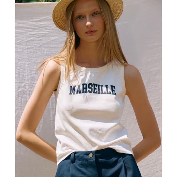 시엔느 Marseille Sleeveless (White)