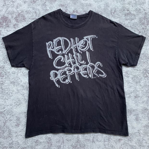 (XL) 10s 레드핫칠리페퍼스 RHCP 밴드티 티셔츠