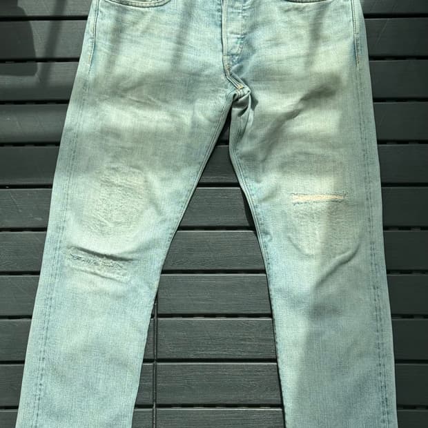 RRL 디스트레스드 데님 32