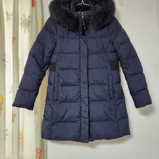 헤지스 네이비 다운 패딩 100(66~77)