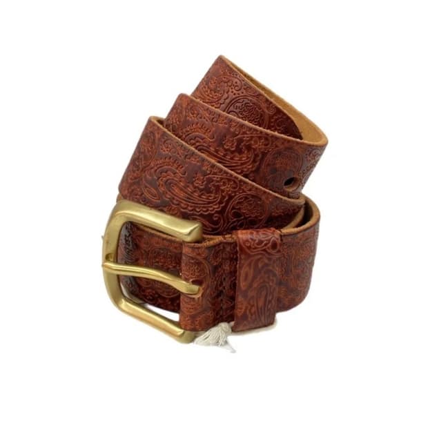 RRL 핸드카빙 벨트