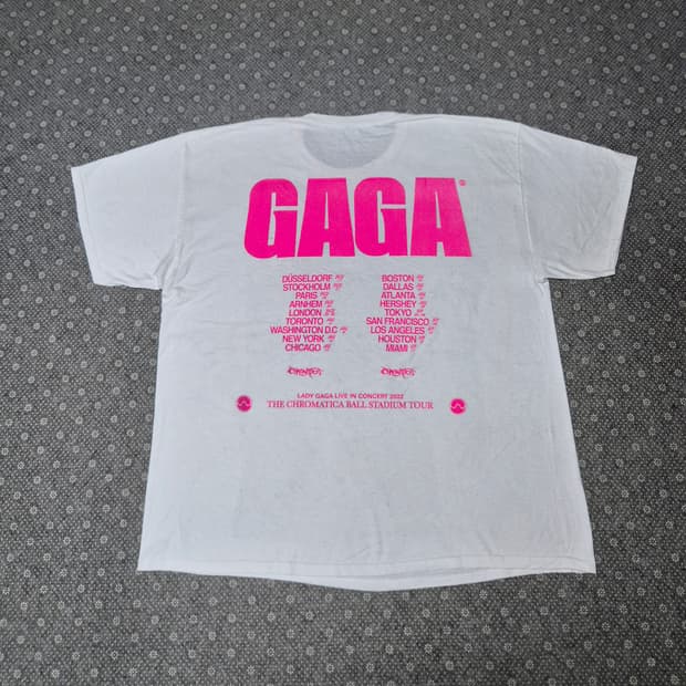 [L,실측 XL]레이디가가 Chromafica Ball tour -175