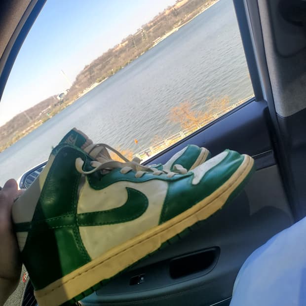 빈티지 나이키덩크 그린 280