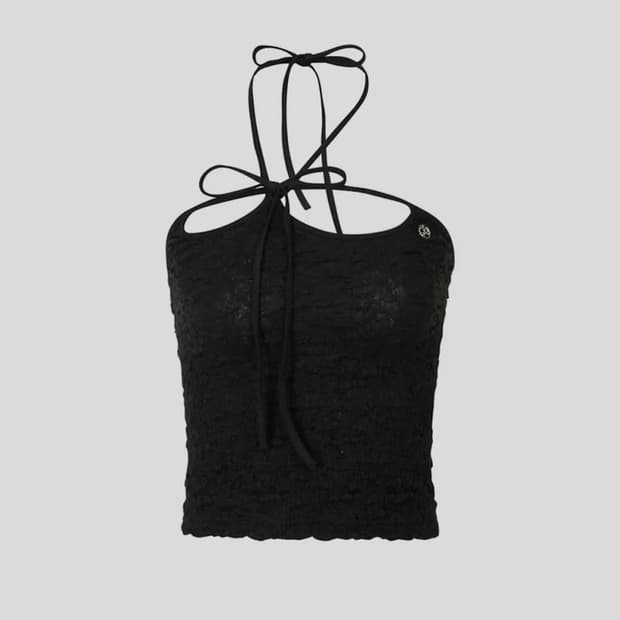 페인오어플레져 오키드 튜브탑 크림색