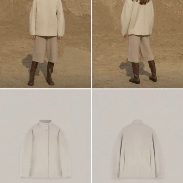 모이아moia 알파카 코트