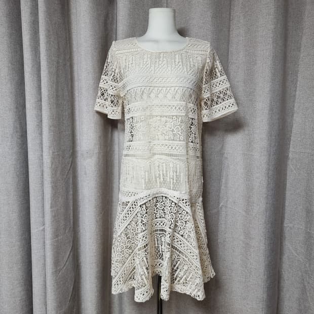 Reiss 리이스 레이스 원피스 드레스 (55) 택달림/한화50만