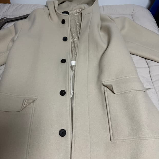 인사일런스 오버사이즈 후드코트 20fw