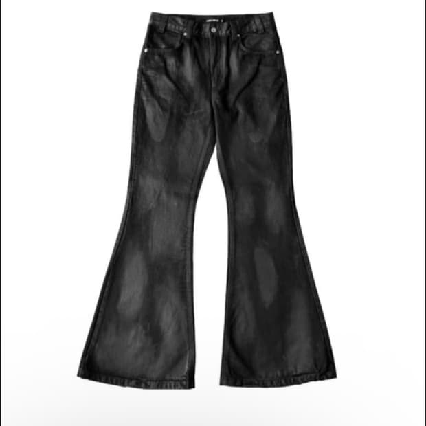 구매)왁스 데님 플레어진 부츠컷 데님