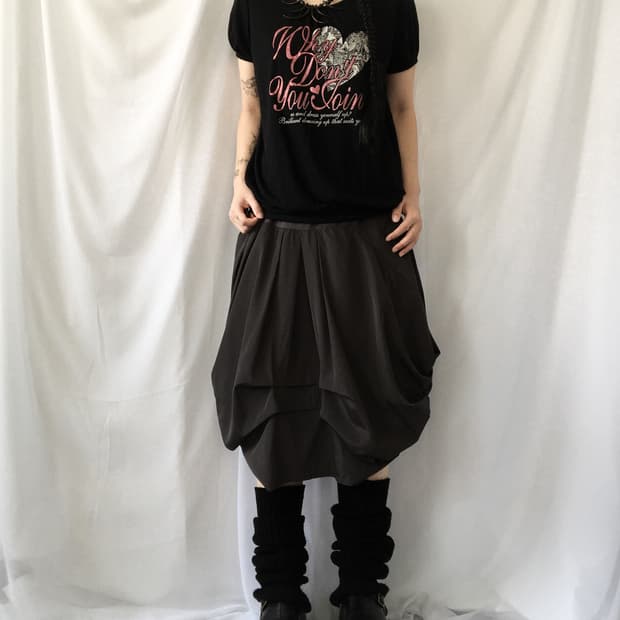 Lettering printing puff t shrit