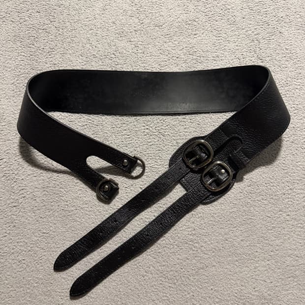 Vintage leather belt