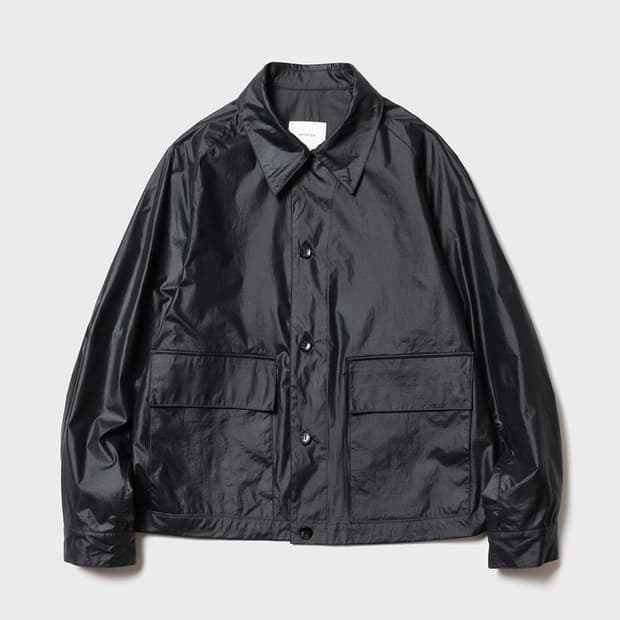 셔터 COATED NYLON JACKET black m size