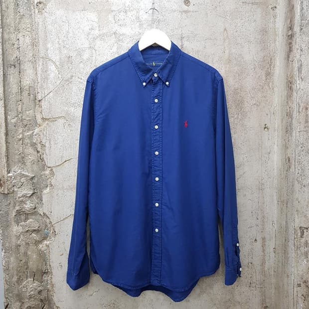 랄프로렌 블루 셔츠 L사이즈