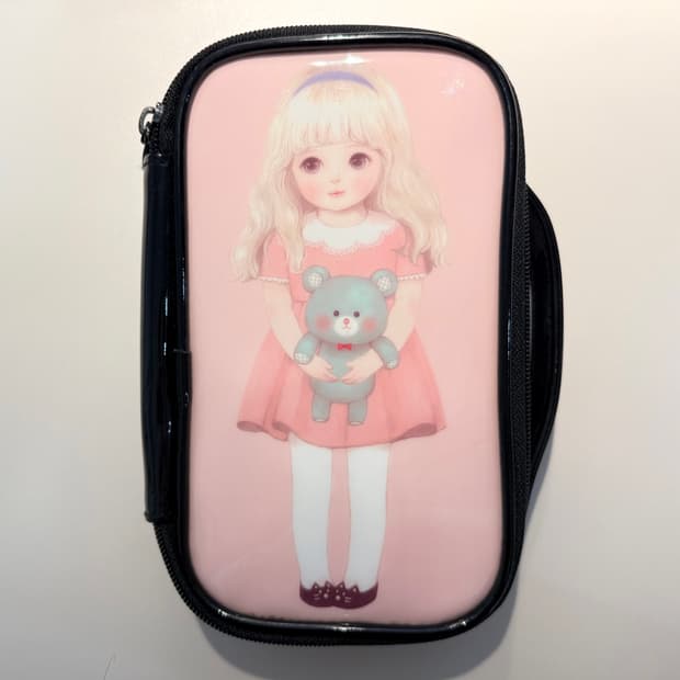 고전 미소녀 캐릭터 파우치 (라 메종드 포피)