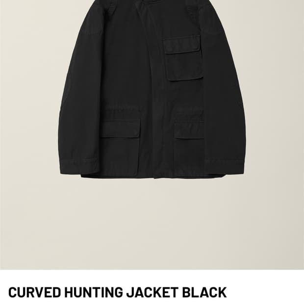 누마레 ee 커브드 헌팅 자켓